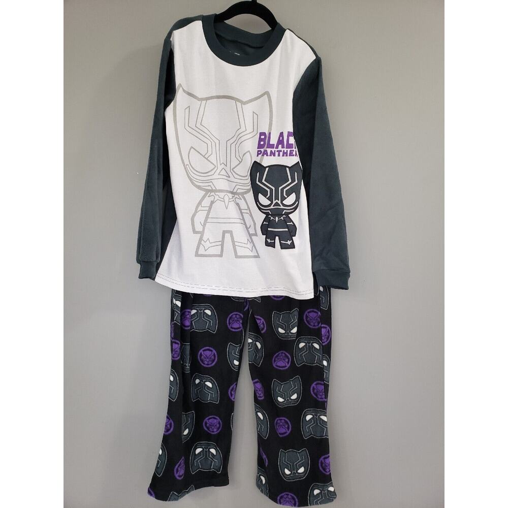 NEW Disney Marvel Avengers Black Panther Pajama Set Cozy Socks Size Small S 6 7